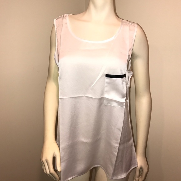 Women's Chiffon Sleeveless Vest tank Pocket Blouse - Picture 1 of 4