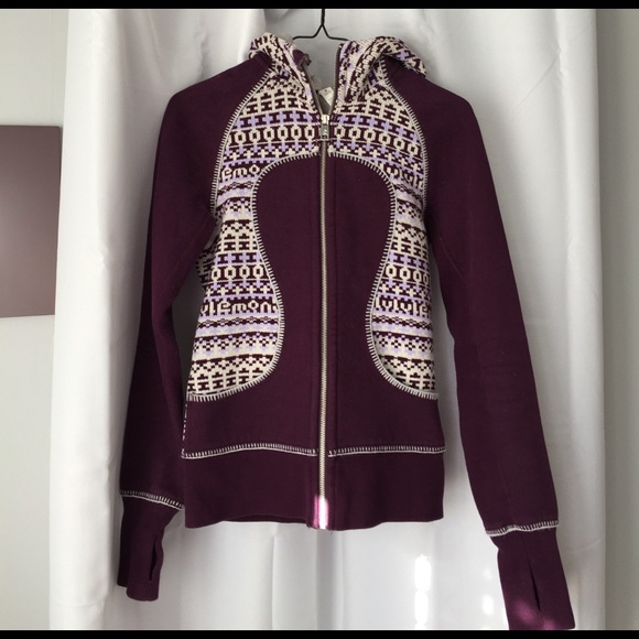 lululemon athletica Jackets & Blazers - Lululemon Special Edition Fair Isle Plum Hoodie