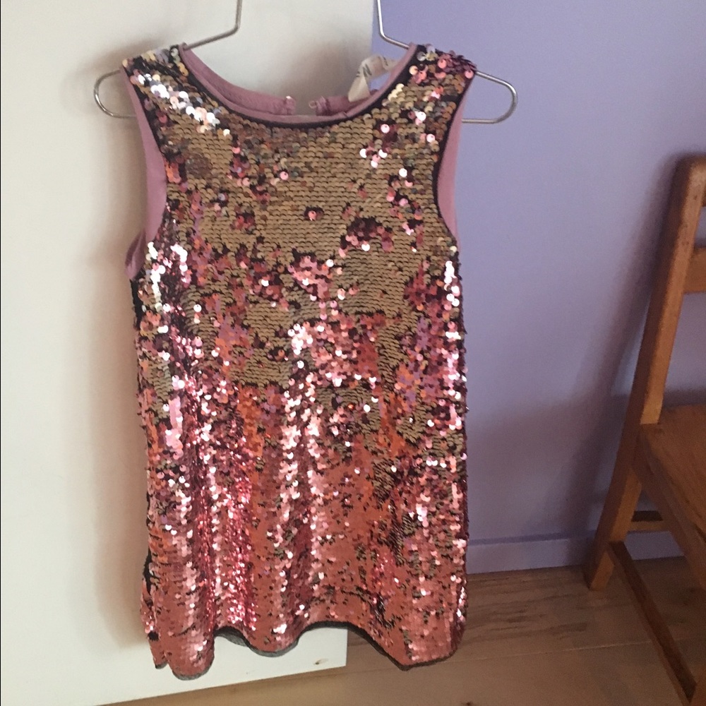 Sequin party dress H&M size 6-7