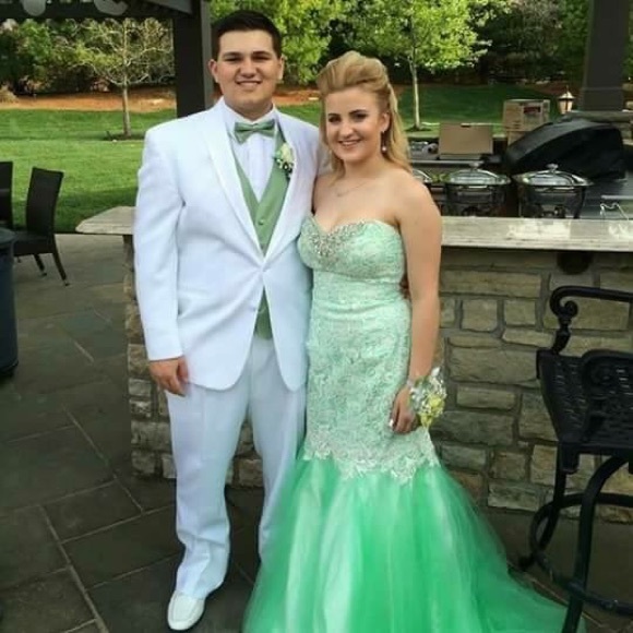 Green prom dress