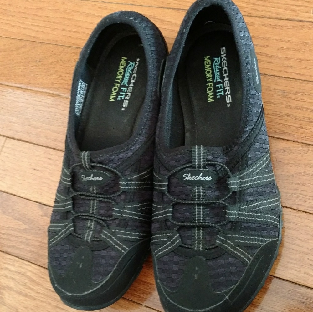 Skechers Relaxed Fit Memory Foam Slip Ons