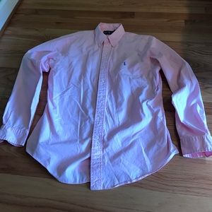 Pale pink Polo button down