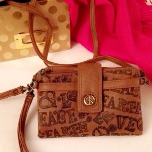 Faux Leather Wristlet Wallet