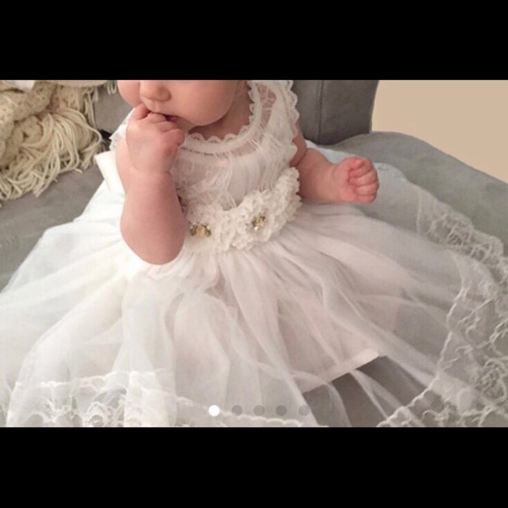 Baptism/ christening/Easter or Flower girl dress.