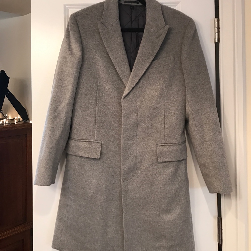 JCrew topcoat in Italian wool-cashmere
