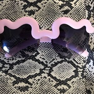 One of a Kind Funky Pink Sunglasses