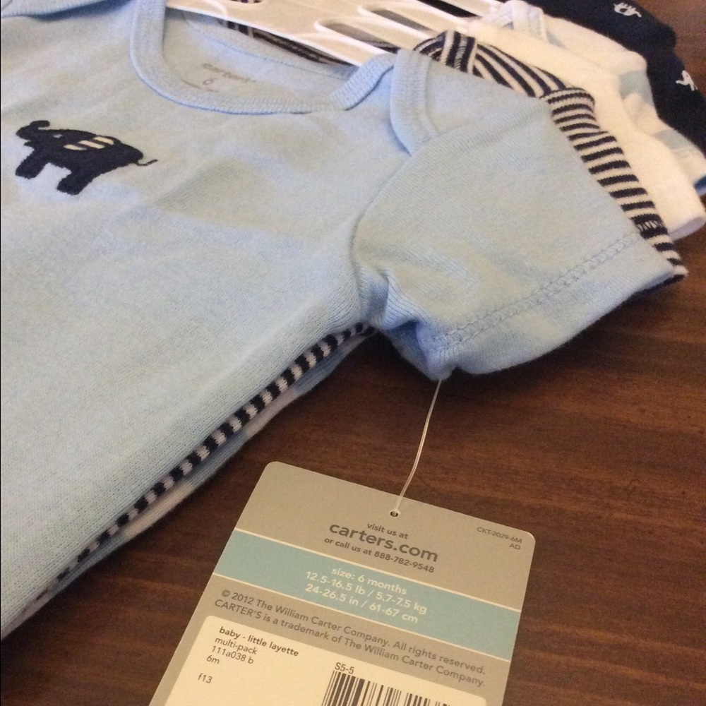 Little big guy 5 piece onsies🐘🐘🐘🐘