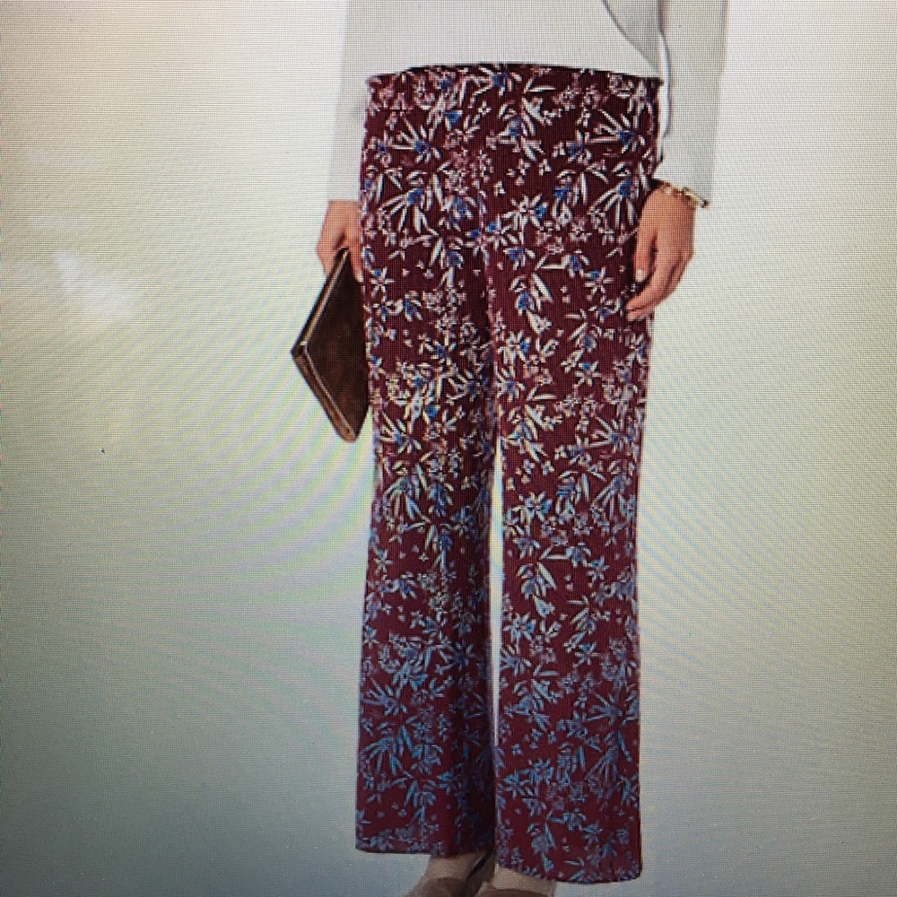 Builson Print Pants Intermix Petite/XS wideleg