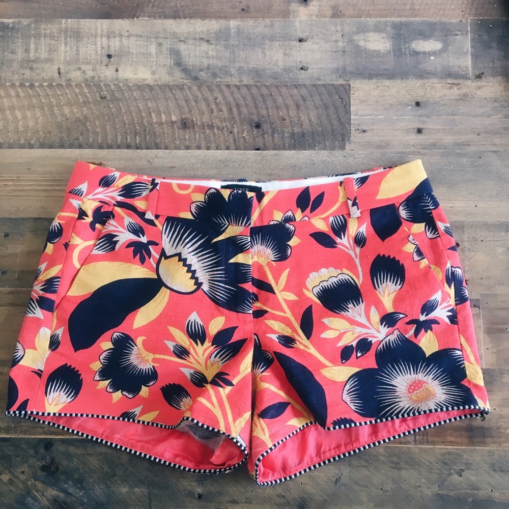 J.Crew Hibiscus Floral Shorts!