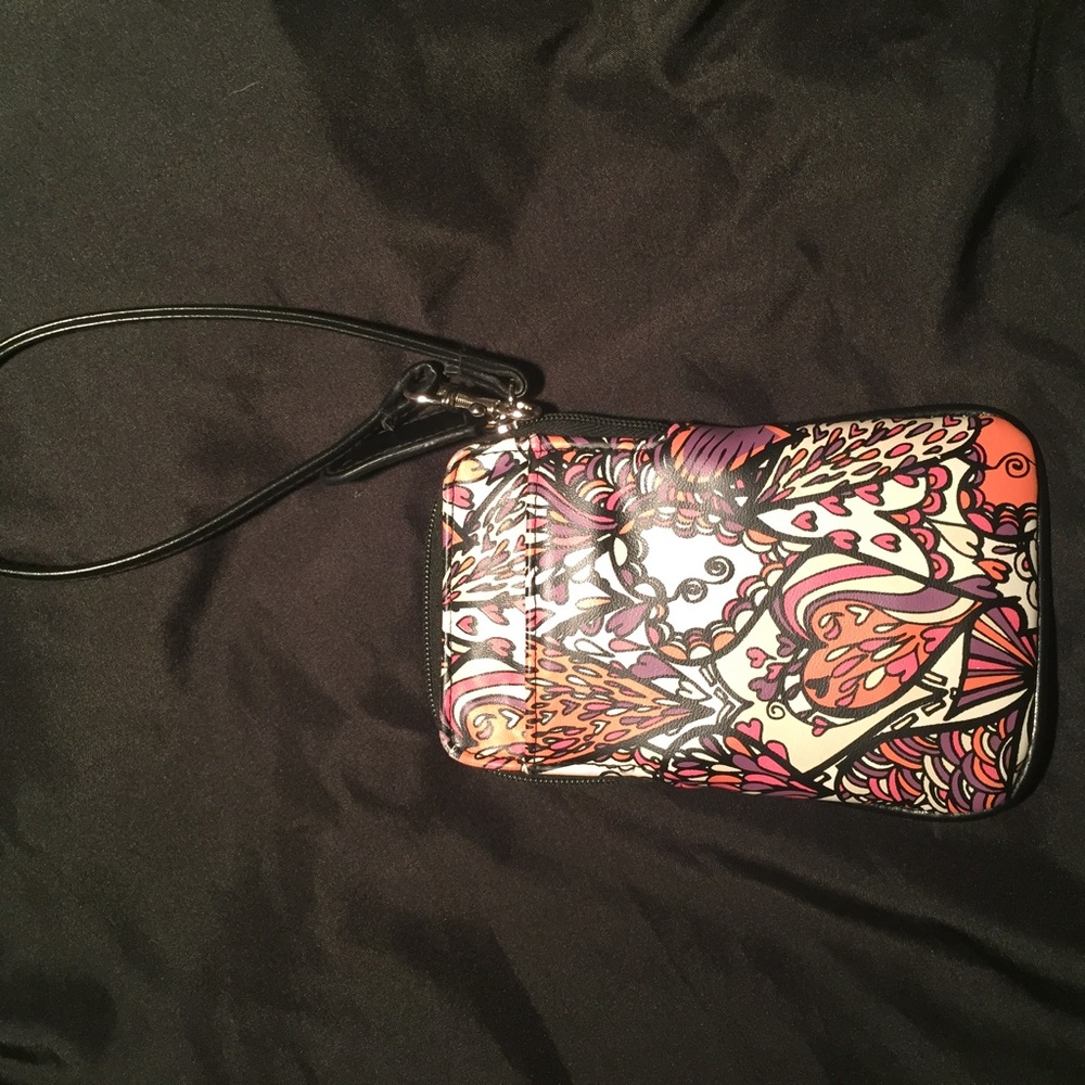 Unique Multicolored Retro Wallet/Wristlet - image 2
