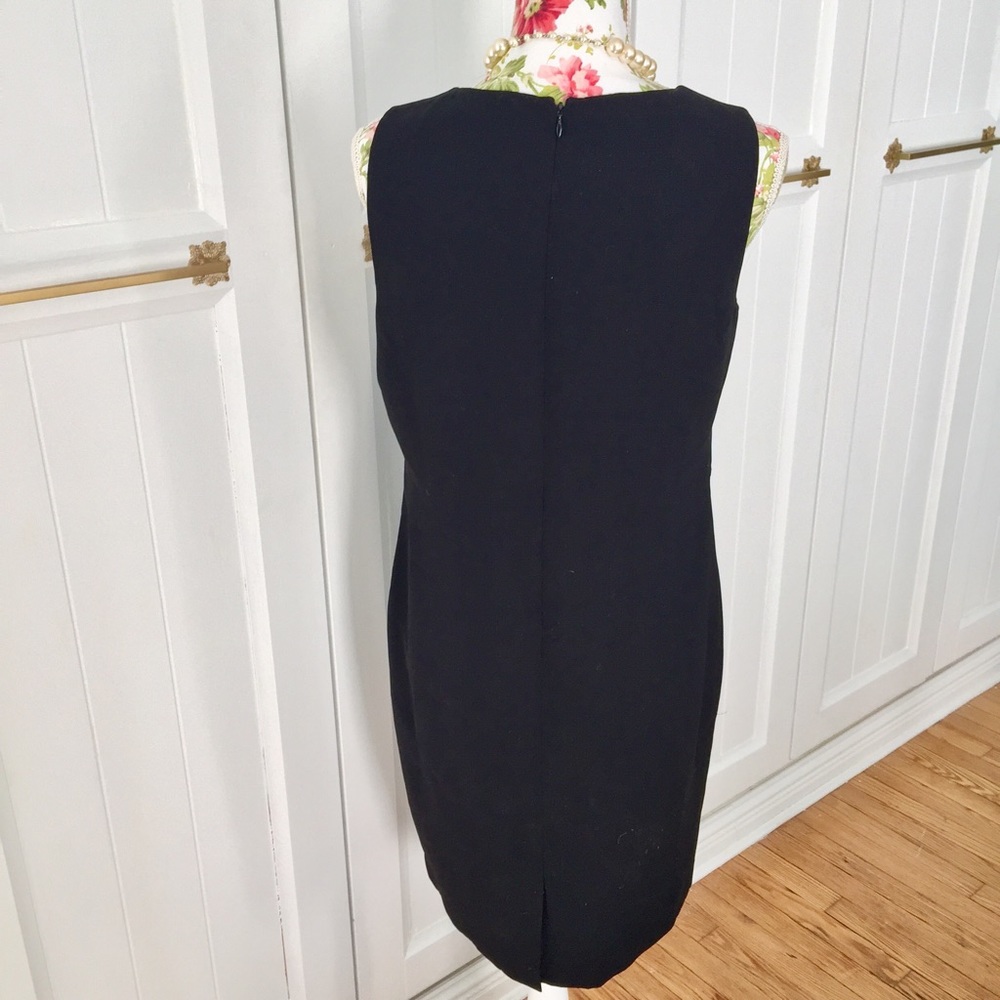 Calvin Klein Ruffle Neck Sheath - Picture 3 of 3