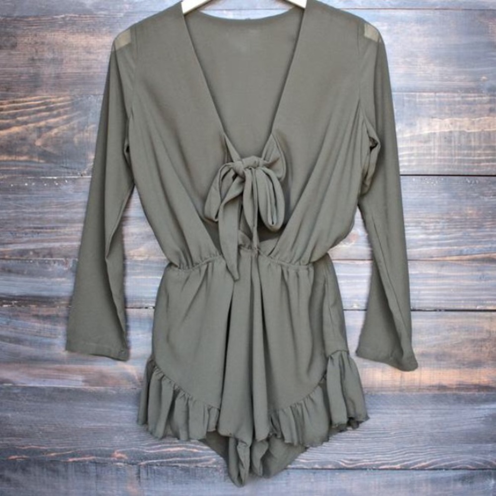 SALE!!!! Shophearts Green Romper