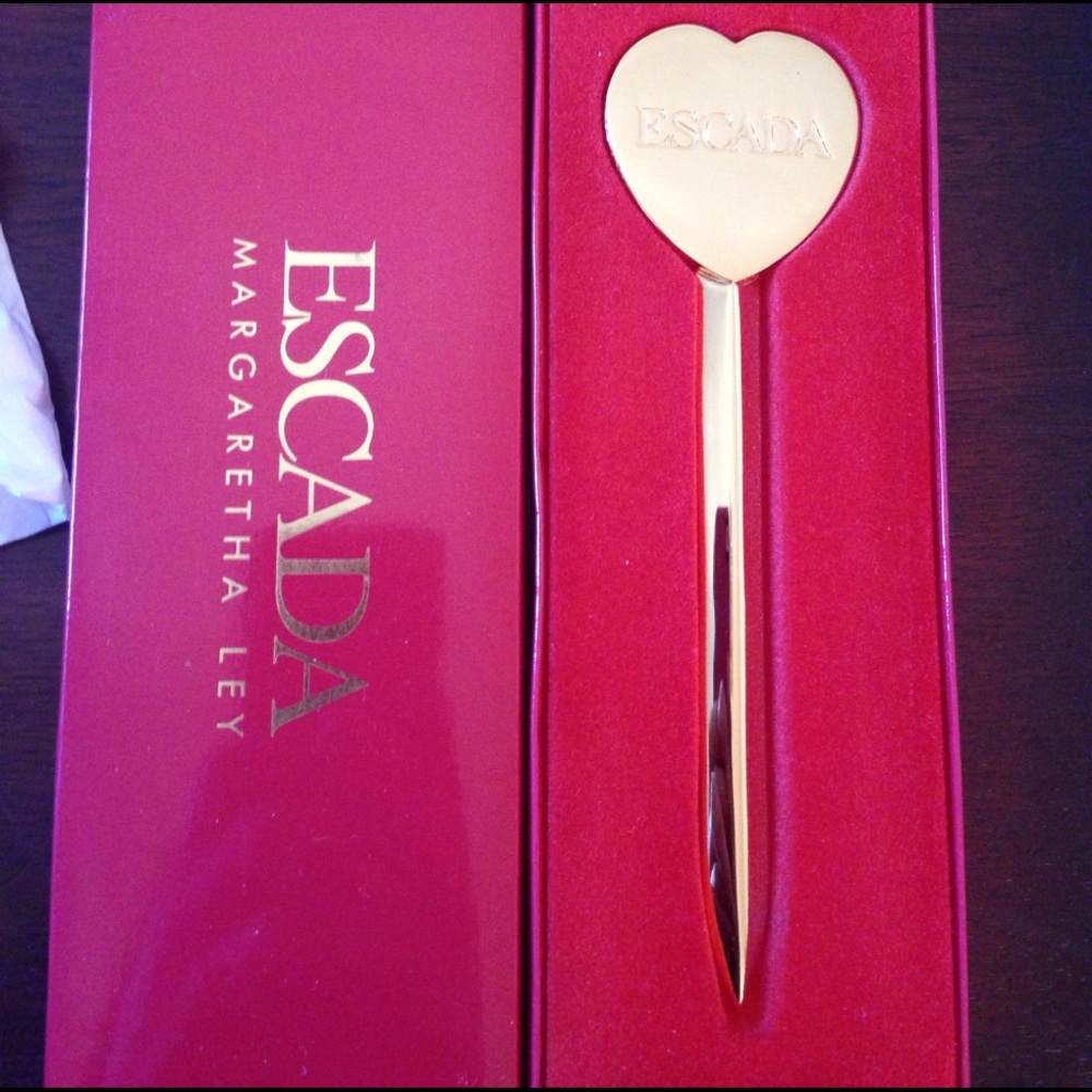Escada Vintage gold letter opener