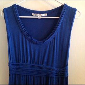 Max Studio Sleeveless blue maxi dress