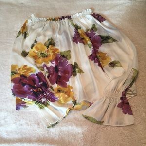 Show Me Your Mumu Floating Floral Scrunch Top
