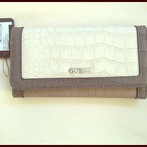 Guess multicolor taupe wallet