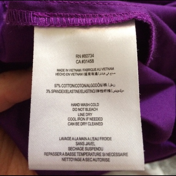 ❌ Max & Cleo purple ruffle front dress - Picture 8 of 8