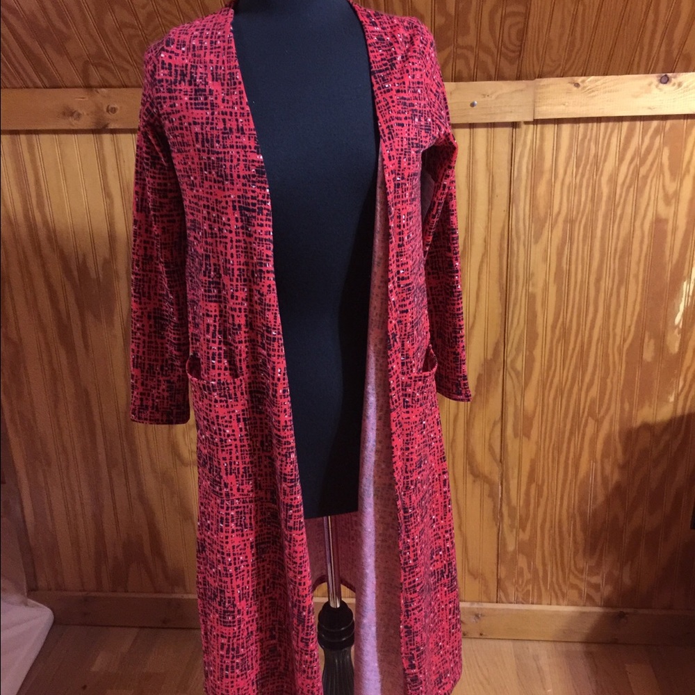 Lularoe Red Sarah Small