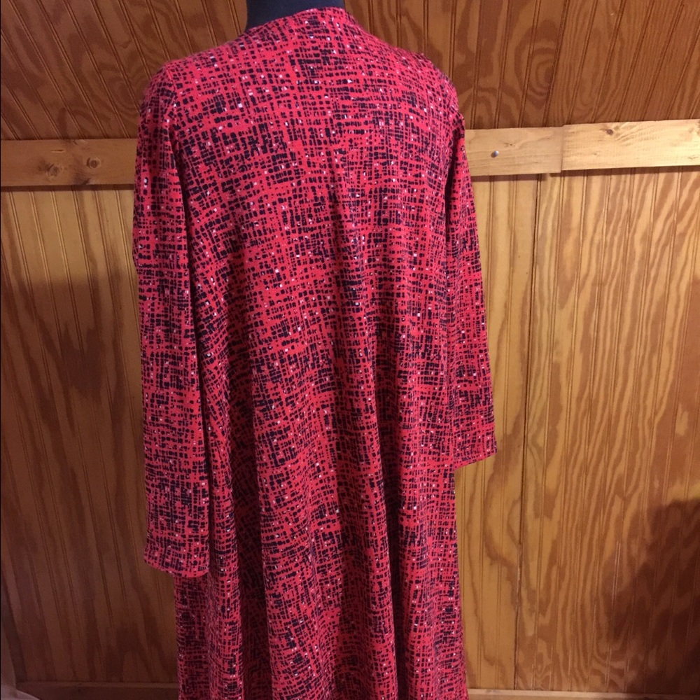 Lularoe Red Sarah Small - Picture 2 of 4