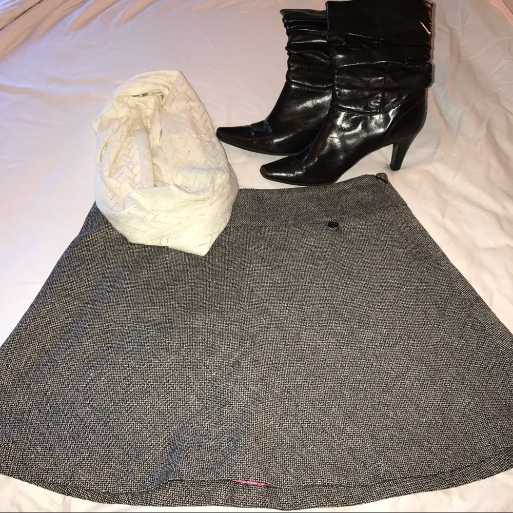 Gap A-line Tweed Skirt