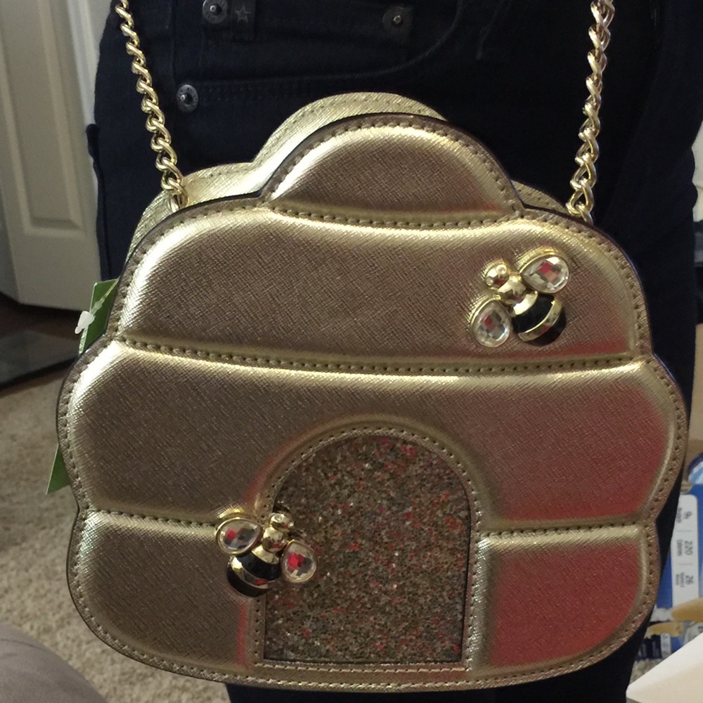 New Kate Spade Beehive Crossbody Shoulder Bag $249 - Picture 3 of 4