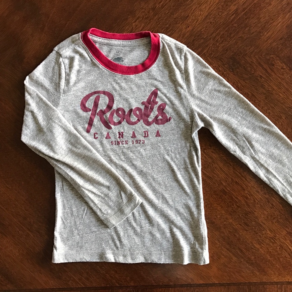 Girls (or unisex) Roots Kids long sleeve t-shirt