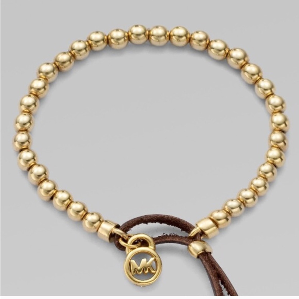 Sale‼️Gold Beaded Michael Kors Bracelet