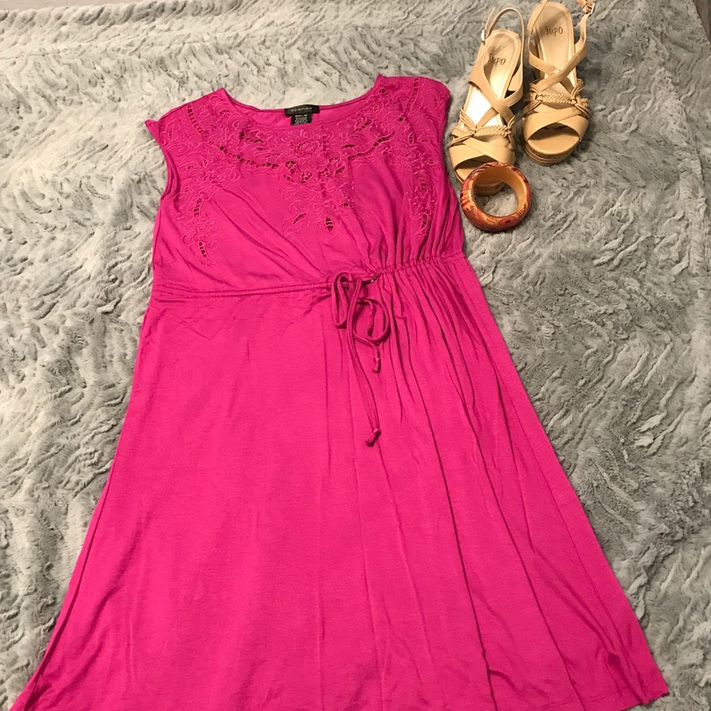 Fuchsia spring/summer dress