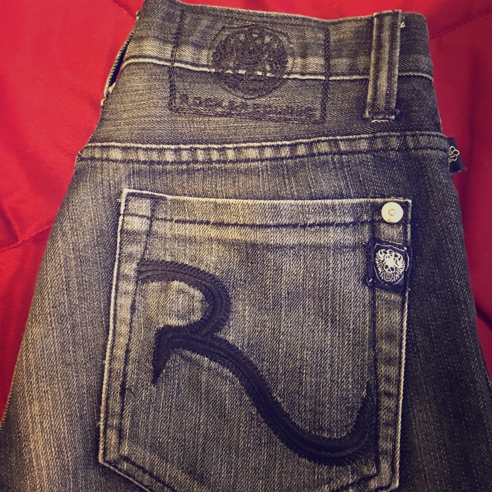 Rock&Republic dark dual wash jeans