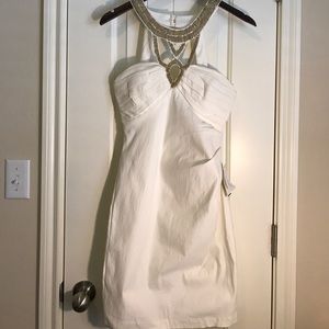 Beautiful white beaded dress 💖