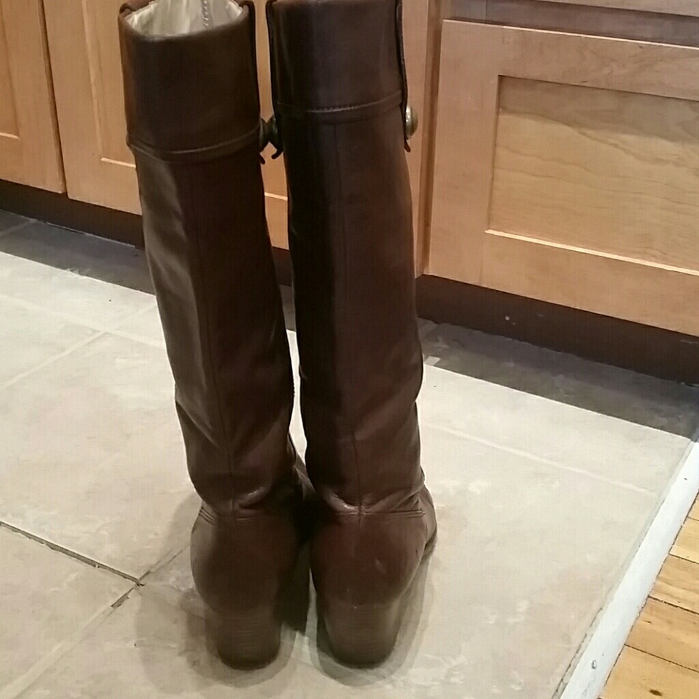 Coach Fayt Whiskey Leather boots - Picture 3 of 8