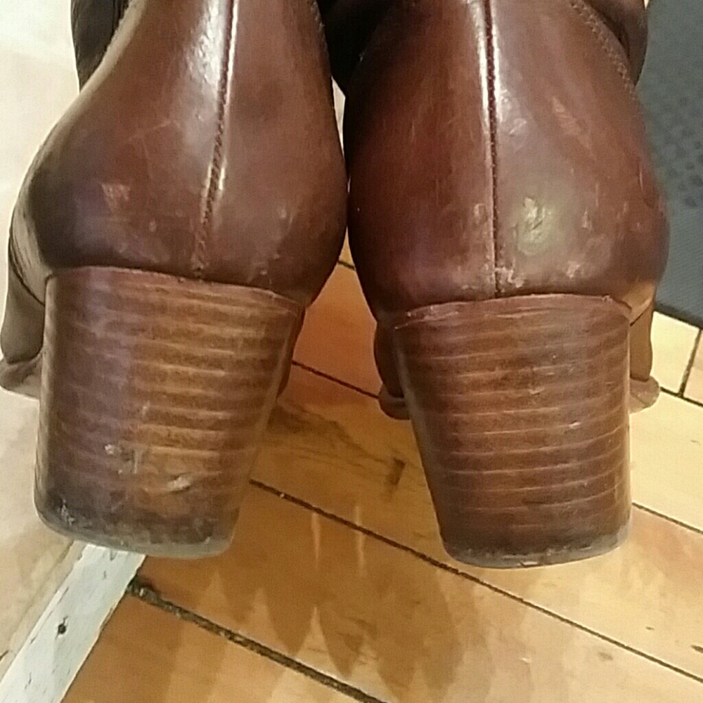 Coach Fayt Whiskey Leather boots - Picture 5 of 8