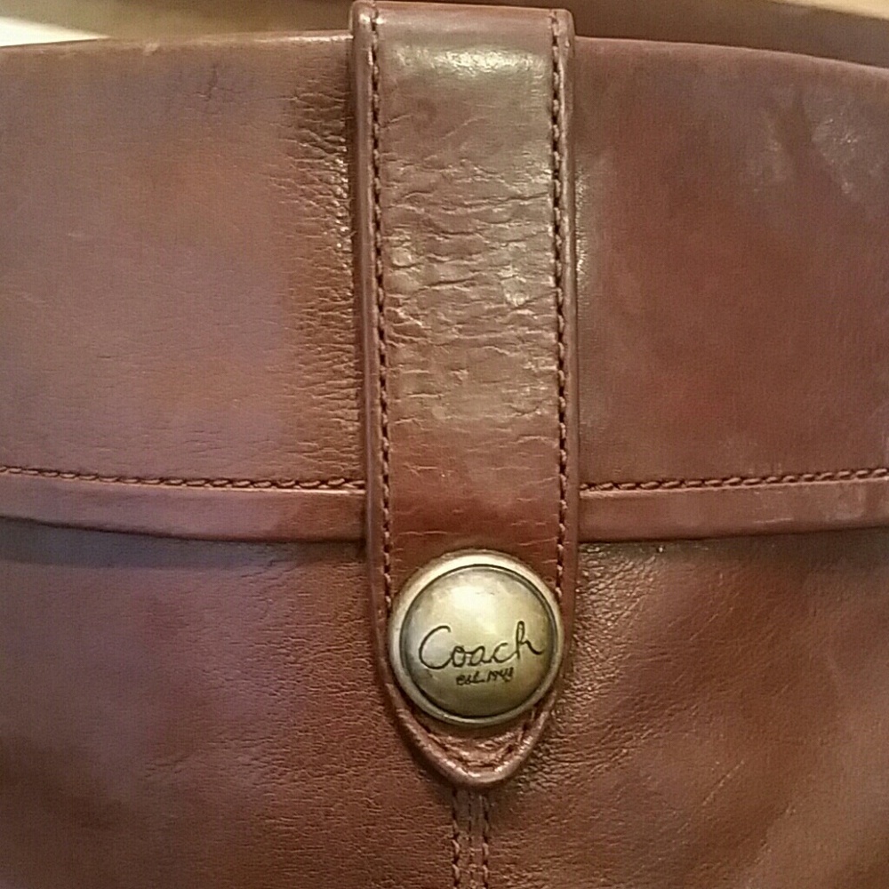 Coach Fayt Whiskey Leather boots - Picture 7 of 8