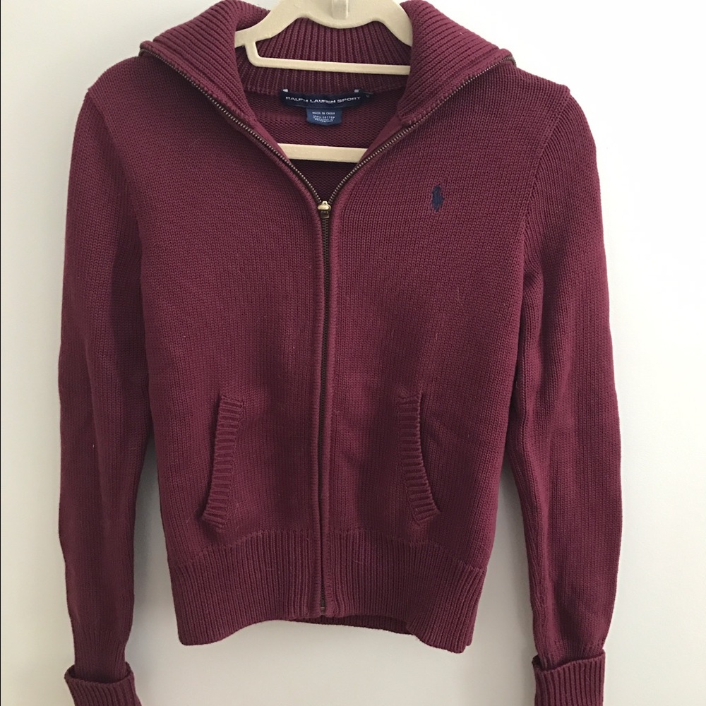 Polo Full Zip Sweater