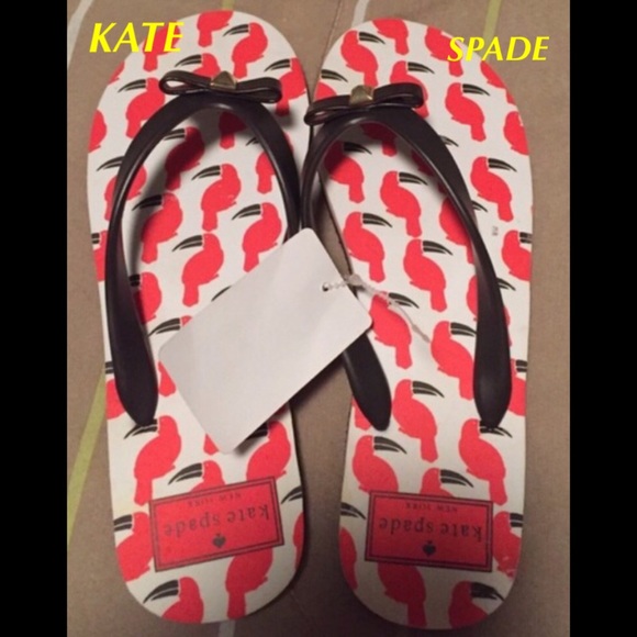 kate spade Shoes - ⚡️Kate SPADE Toucan flip-flops. NWT