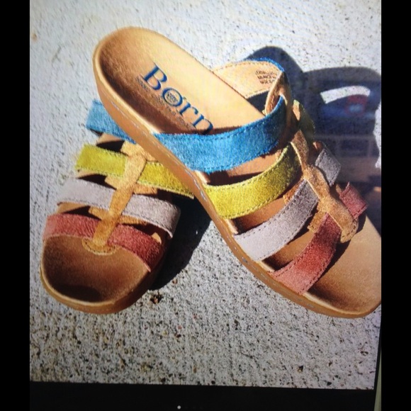 Born Shoes - Born multi color suede sandals