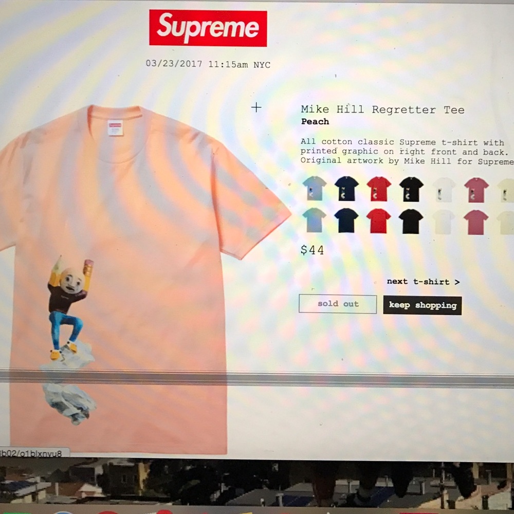 Supreme mike hill tee