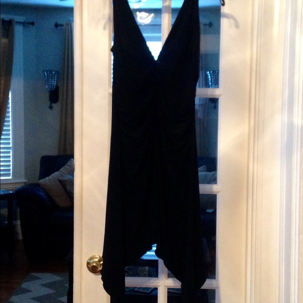 Short Halter Dress  Black size medium