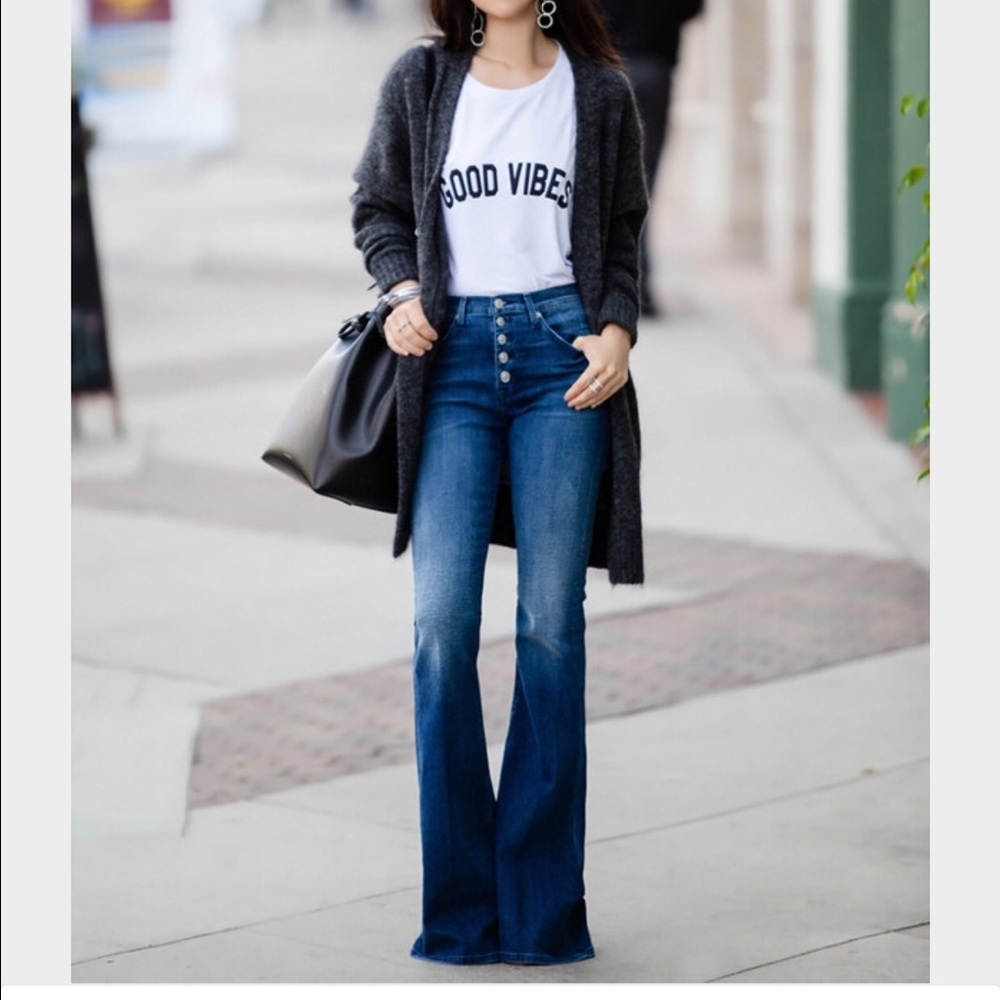 BNWT Hudson Jodi high waist flared jeans