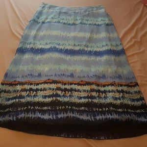 Blue Maxi Skirt