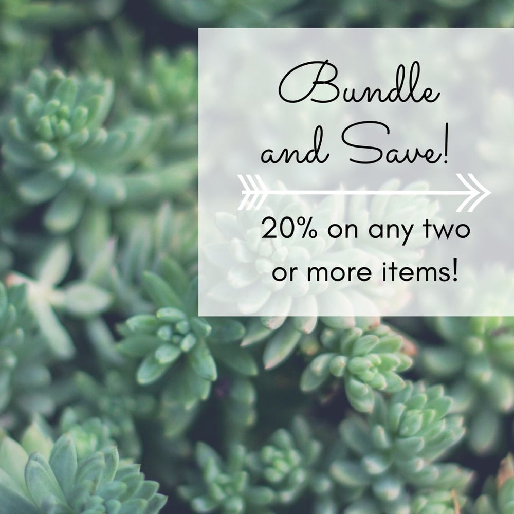 20% off bundles of 2+ items!