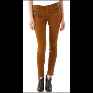 🌻J Brand Zoey Triple Zip Corduroy Pants
