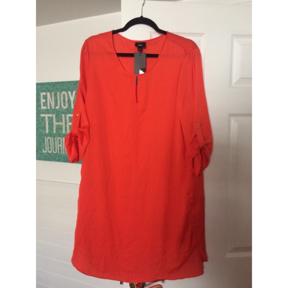 Red Mossimo Shift Dress