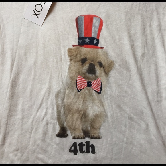 NWT Wildfox 4th of July Dog Tee - Picture 2 of 3