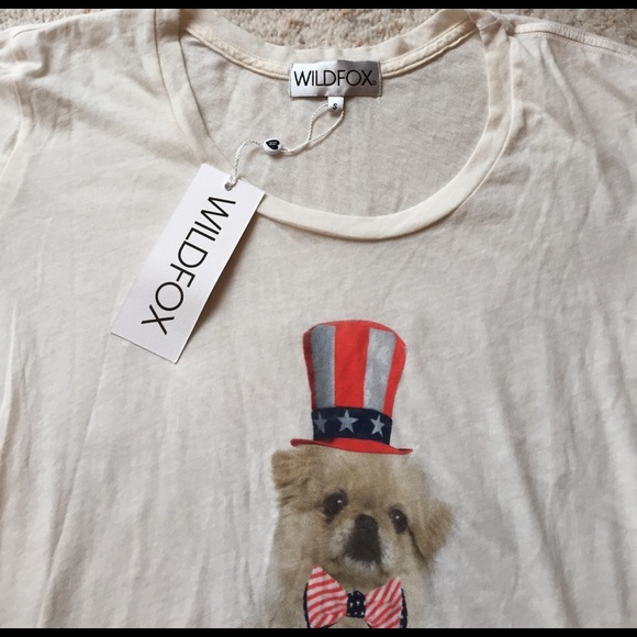 NWT Wildfox 4th of July Dog Tee - Picture 3 of 3