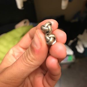 James Avery Love Knot stud earrings