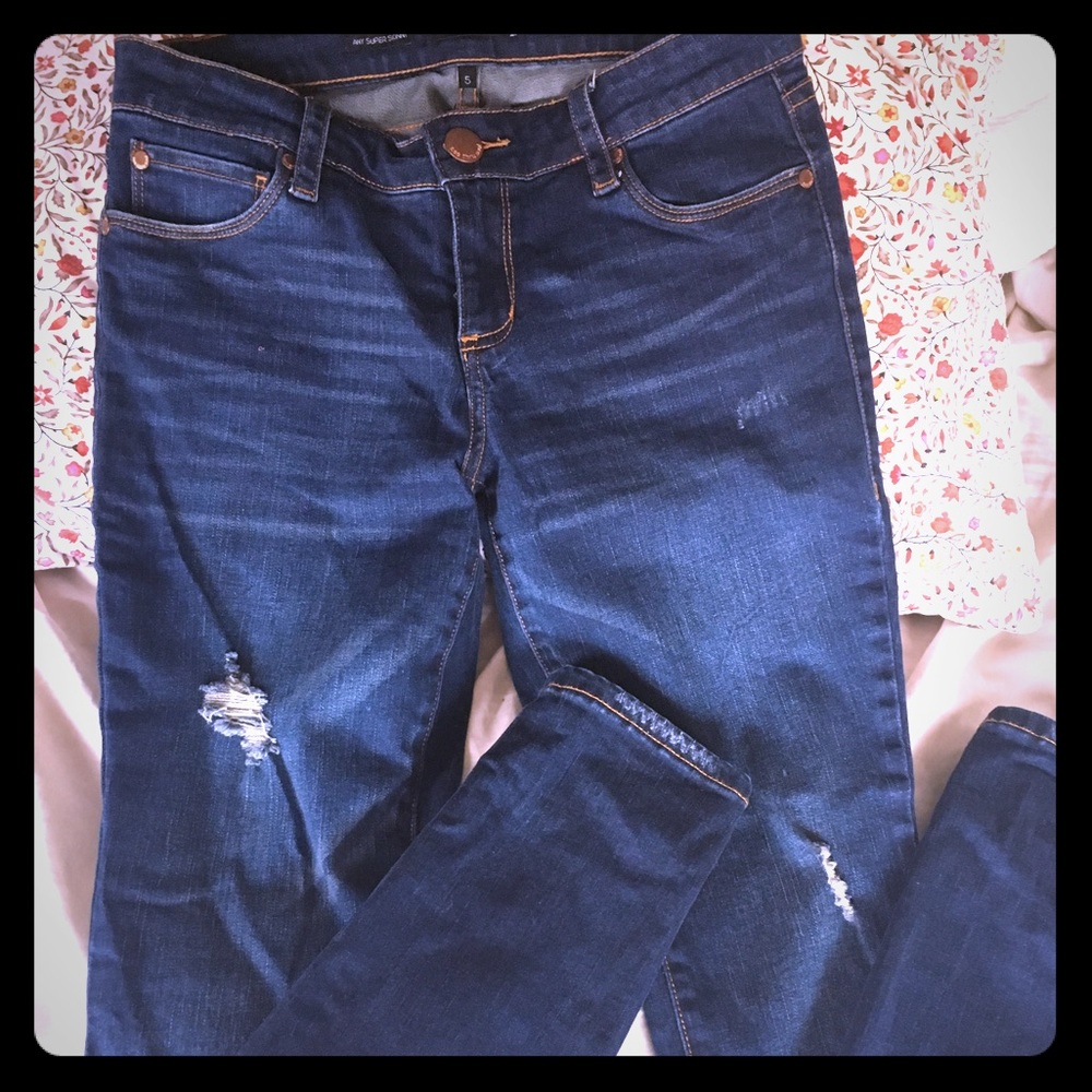 See thru soul Amy super skinny jeans