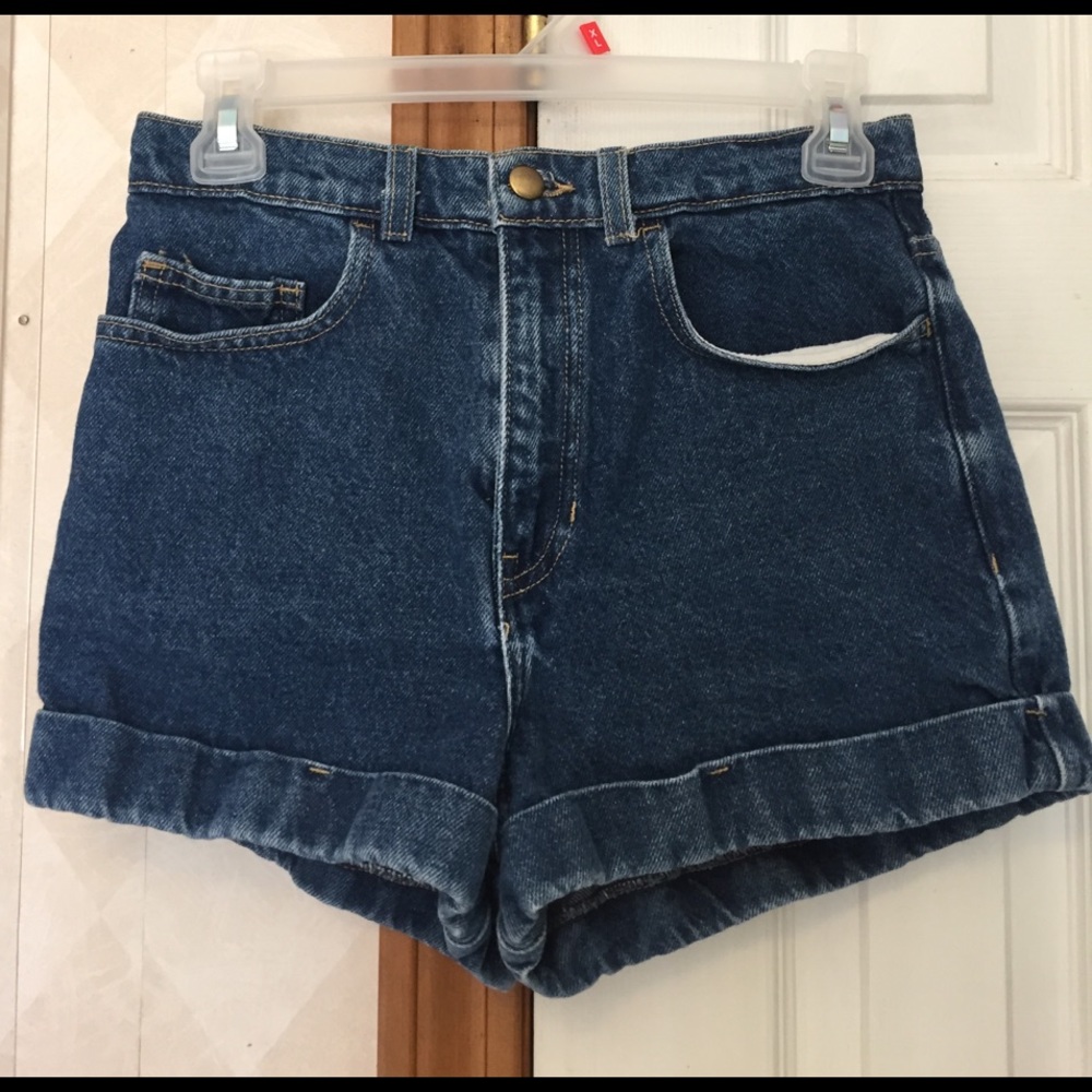 American apparel high waisted shorts.