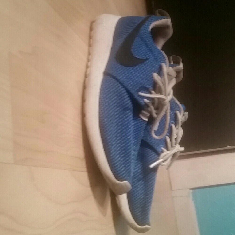 Blue Nikes