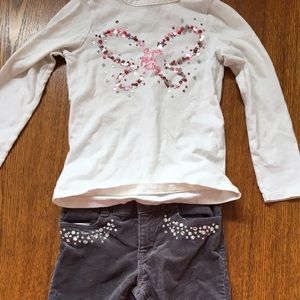 Cute girls pants and top